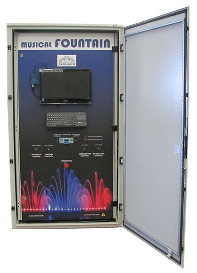 Dry fountains control panel DMX