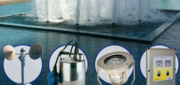 Économie d'énergie dans les fontaines à jet d’eau Éléments d'une fontaine à jet d’eau économiser l'énergie