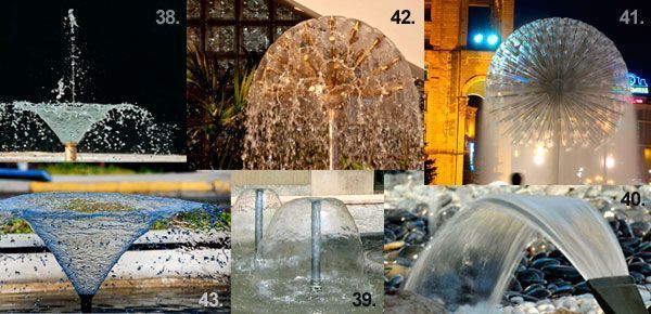 Boquillas con efecto laminar