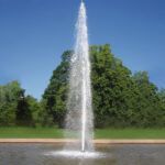 Impressive geyser jet jet several meters high            