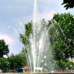 Architectural Fountain made with one of our Special Wreaths            
