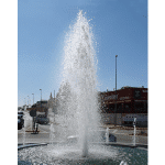 Snow Fir Jet in a water fountain            