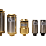 Snow jet nozzles made of stainless steel and brass.
