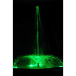 Boquilla flor de cala iluminada en verde