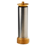 Calix type nozzle made of brass and stainless steel.            