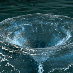 Close-up of a Calix-type water feature