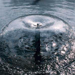 Mushroom jet type crystalline and laminar jet            