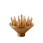 Special brass crown nozzles