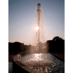 Architectural Fountain with fountain nozzles Adjustable Lance Jet            