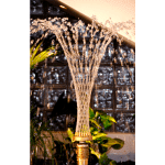 Front view of a fountain with fountain nozzle Palm Tree