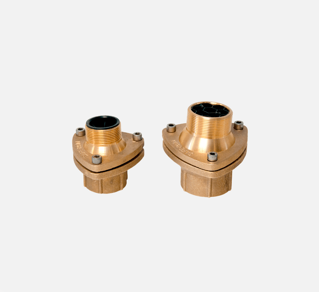 Ball joints for fountain nozzles in water feature fountains