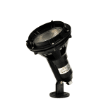 Submersible spotlight in plastic with PAR-38 lamp
