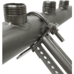 Detail of support with clamp