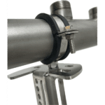 Detail of bracket with clamp