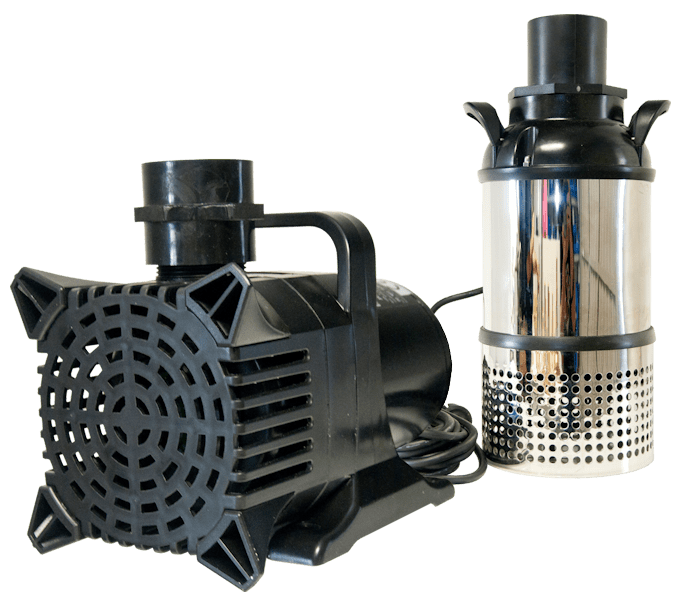 Standard submersible pumps for architectural fountains