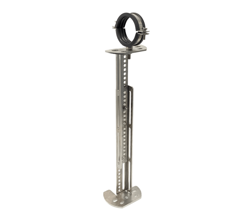 Support for  water manifolds 