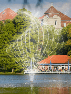 Floating fountain Double Dynamic Fan