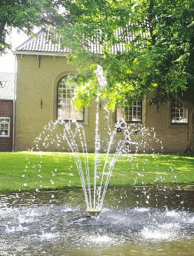 Danube floating fountain