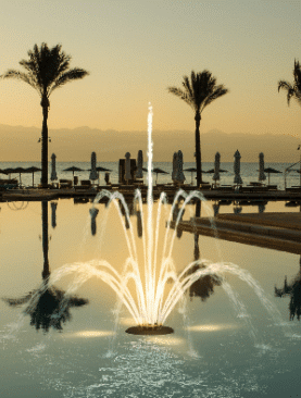 Thames floating fountain