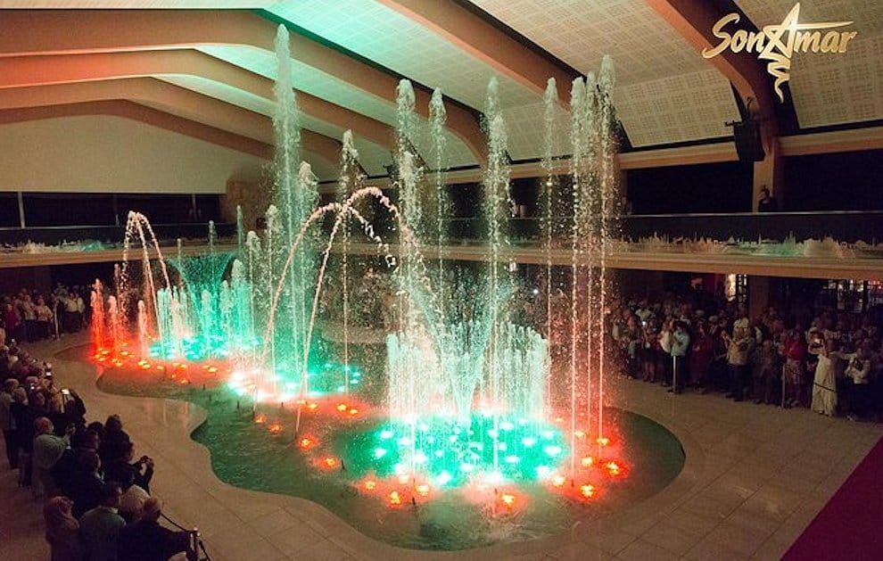 Espectáculo de la fuente musical de Son Amar