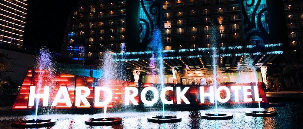Photo de la fontaine de l'hôtel Hard Rock à Cacnun, Mexique