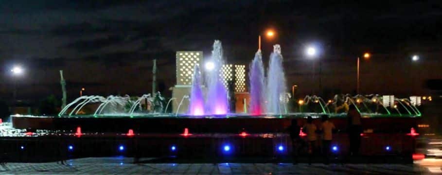 Proyecto de fuente musical en una plaza de Guelmim, Marruecos