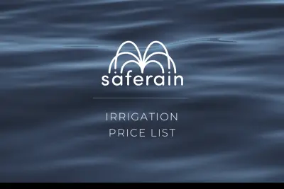 Irrigation Price List